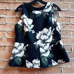 RW&CO Sleeveless Peplum Top